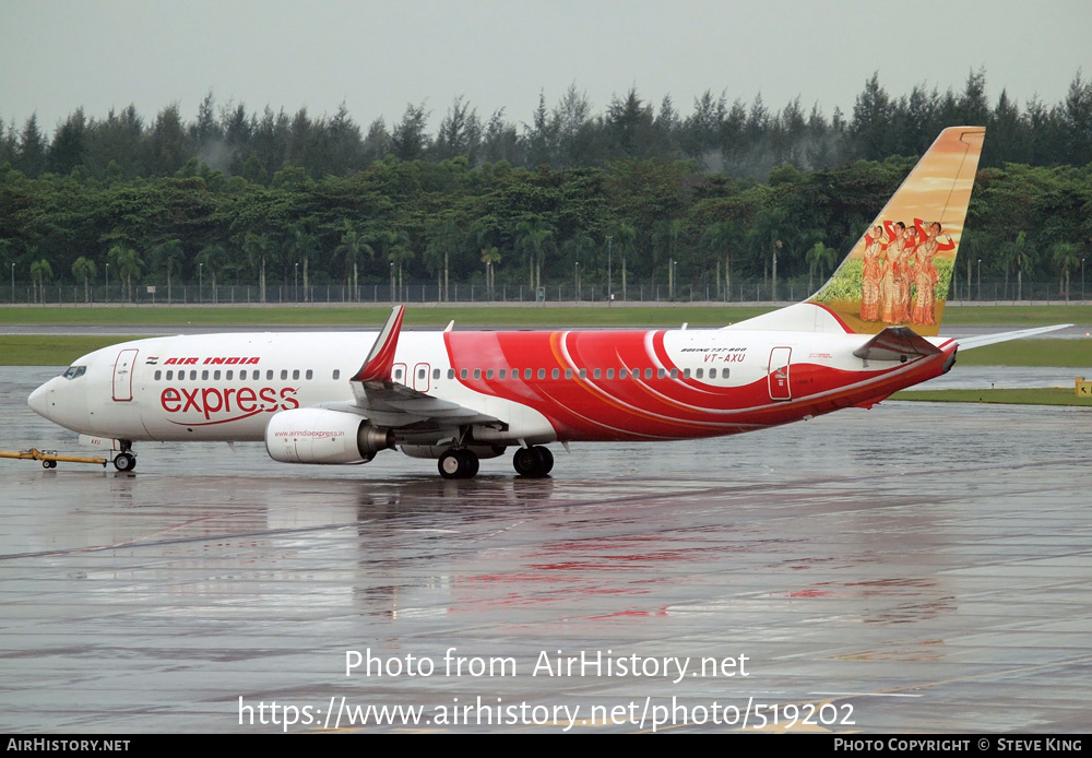 Aircraft Photo of VT-AXU | Boeing 737-8HG | Air India Express | AirHistory.net #519202