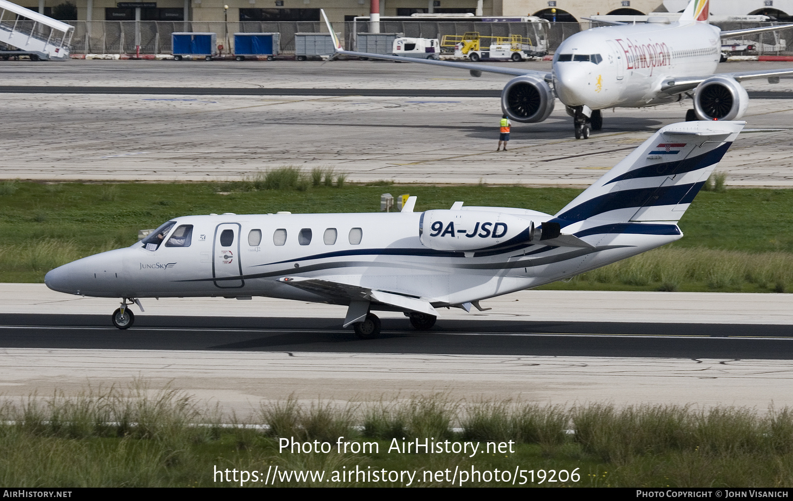 Aircraft Photo of 9A-JSD | Cessna 525A CitationJet CJ2 | Jung Sky | AirHistory.net #519206