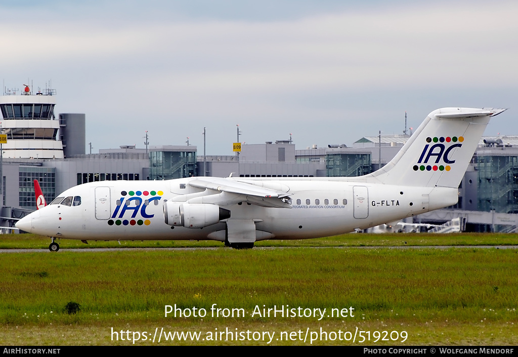 Aircraft Photo of G-FLTA | British Aerospace BAe-146-200 | IAC - Integrated Aviation Consortium | AirHistory.net #519209