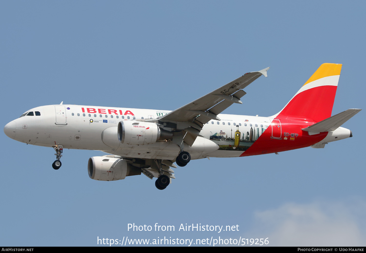 Aircraft Photo of EC-MFP | Airbus A319-111 | Iberia | AirHistory.net #519256