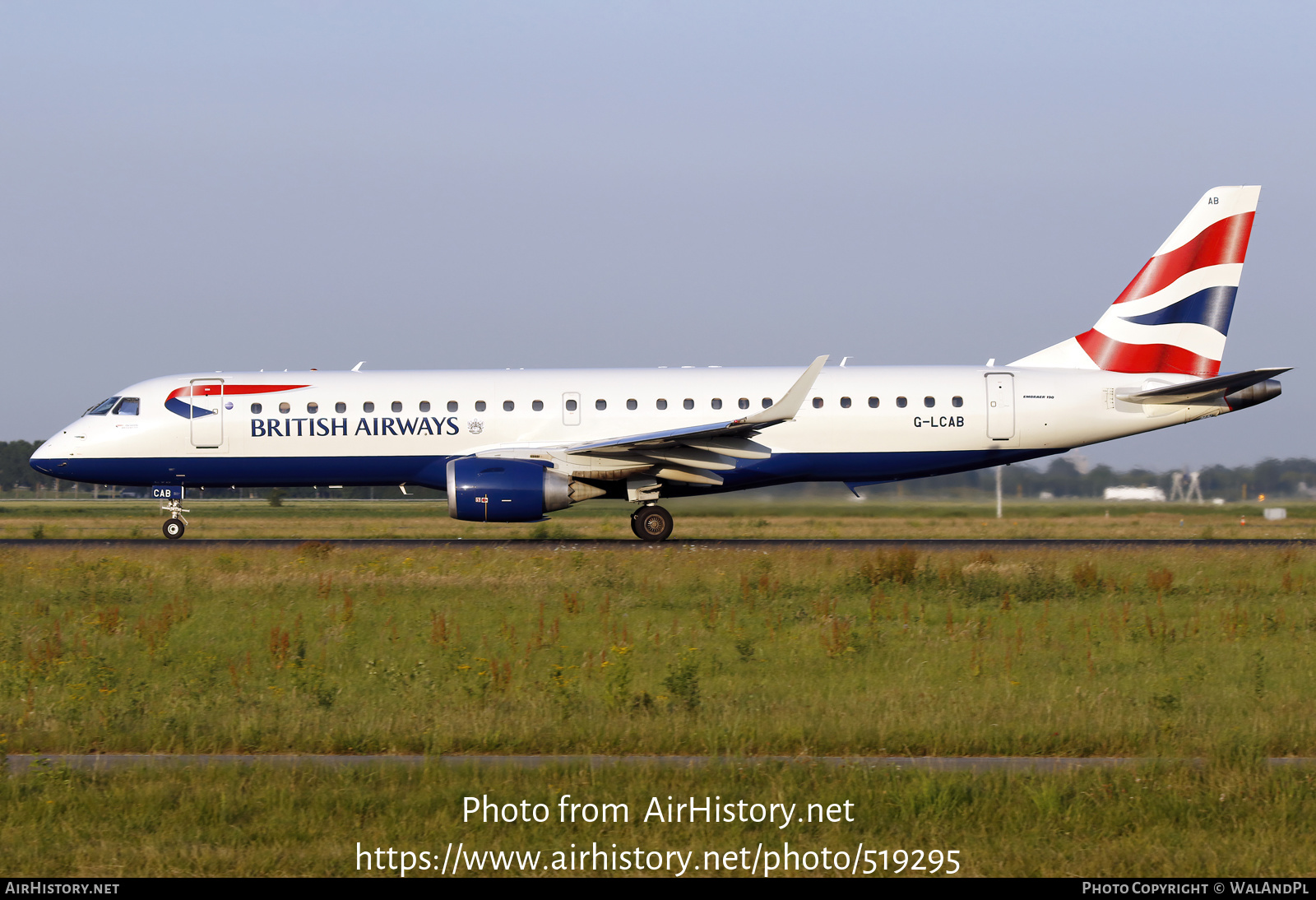 Aircraft Photo of G-LCAB | Embraer 190SR (ERJ-190-100SR) | British Airways | AirHistory.net #519295