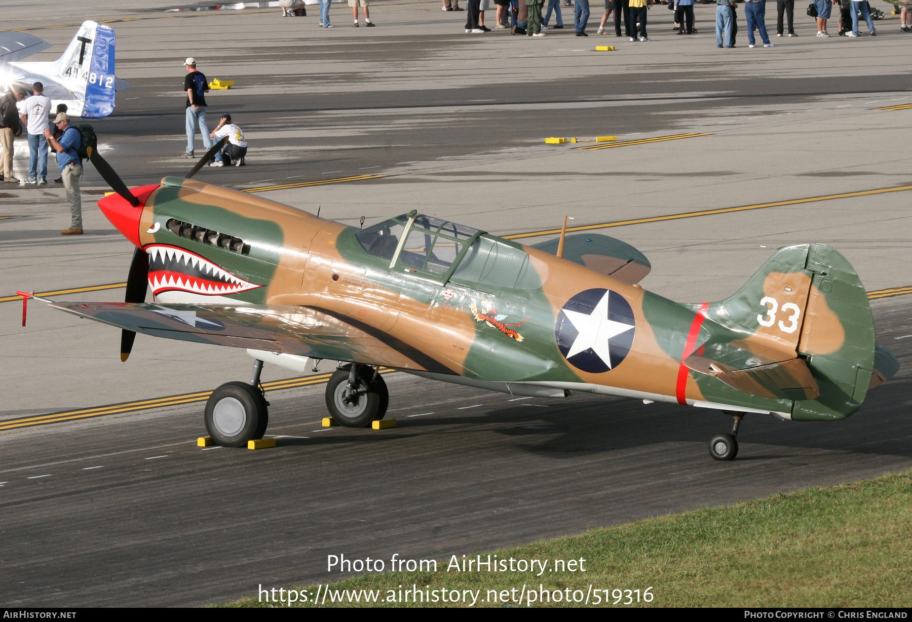 Aircraft Photo of N4436J / NX4436J | Curtiss P-40K Warhawk | USA - Air Force | AirHistory.net #519316