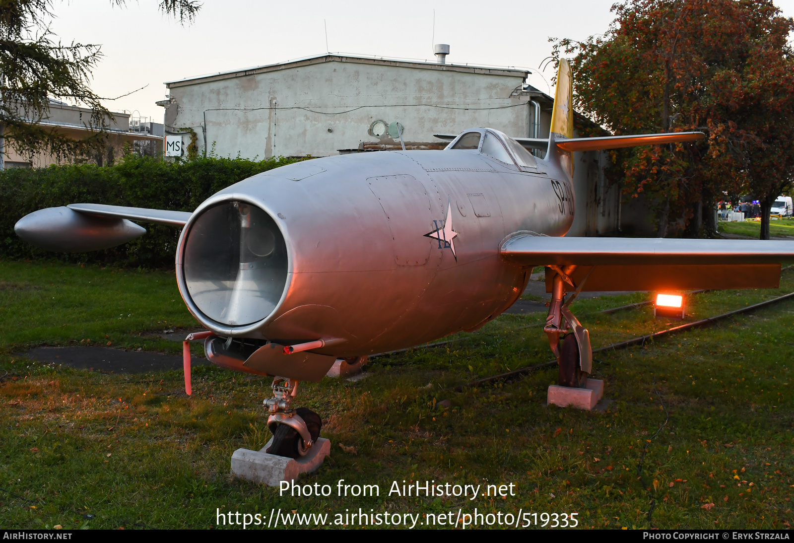 Aircraft Photo of 17 / SP-GLK | Yakovlev Yak-23 | Poland - Air Force | Instytut Lotnictwa | AirHistory.net #519335