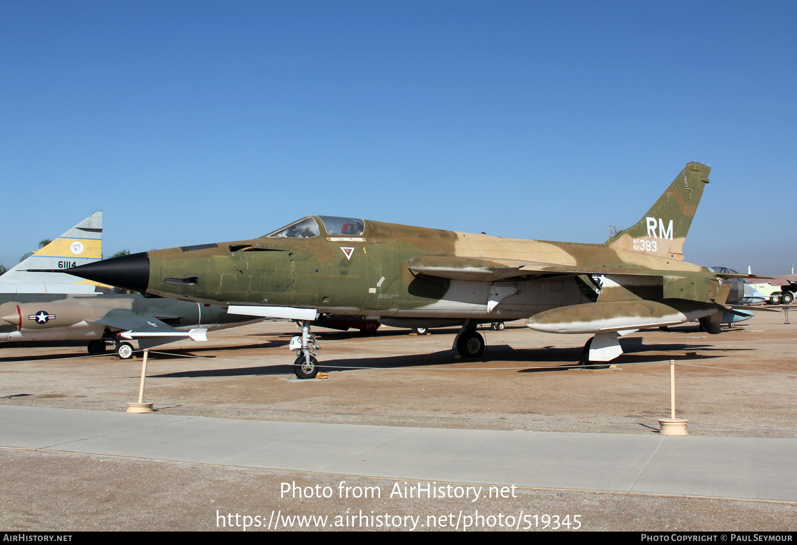 Aircraft Photo of 62-4383 / AF62-383 | Republic F-105D Thunderchief | USA - Air Force | AirHistory.net #519345