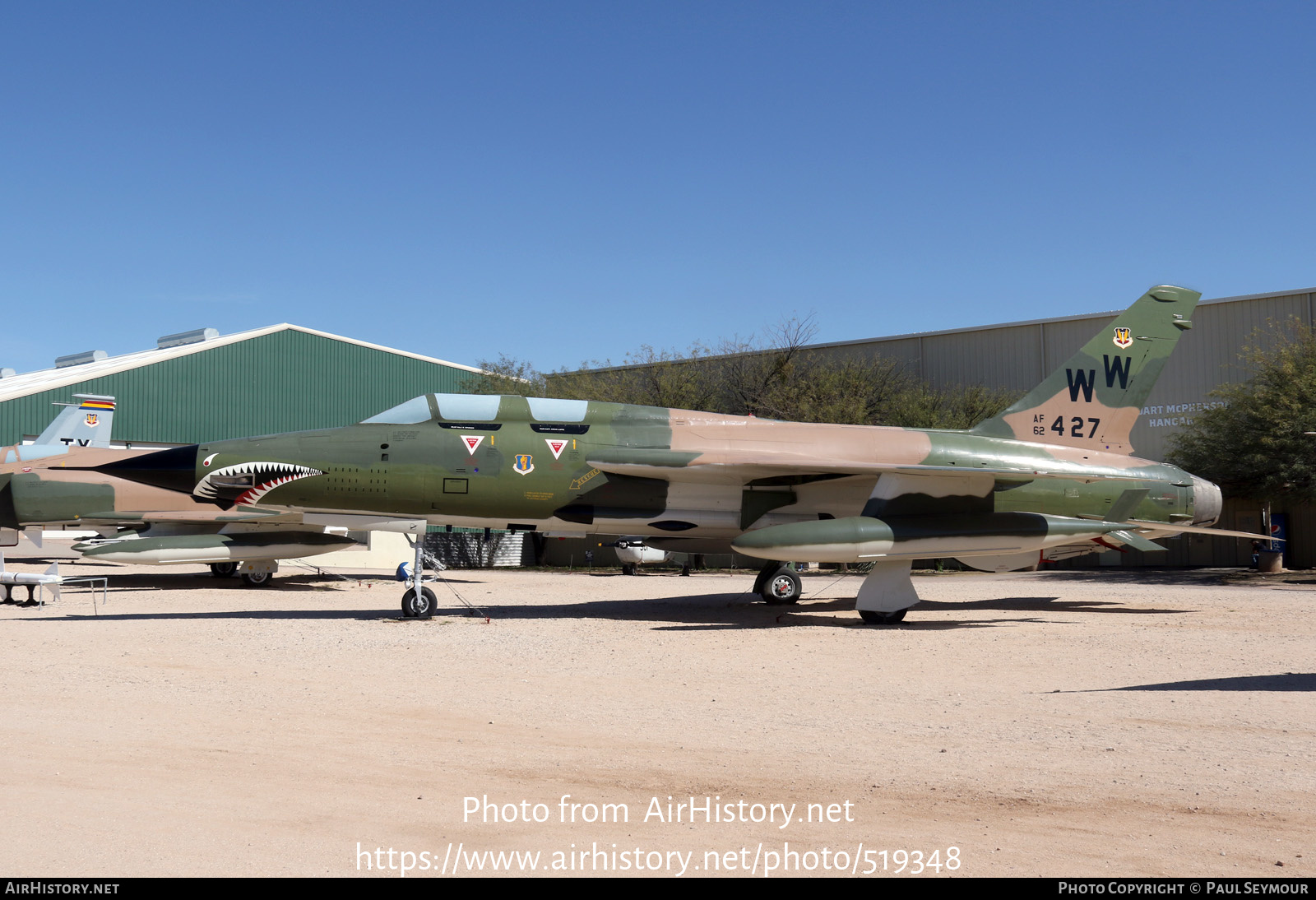 Aircraft Photo of 62-4427 / AF62-427 | Republic F-105G Thunderchief | USA - Air Force | AirHistory.net #519348