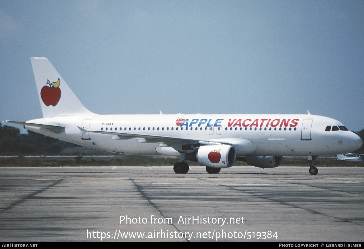 Aircraft Photo of N714AW | Airbus A320-214 | Ryan International Airlines | AirHistory.net #519384