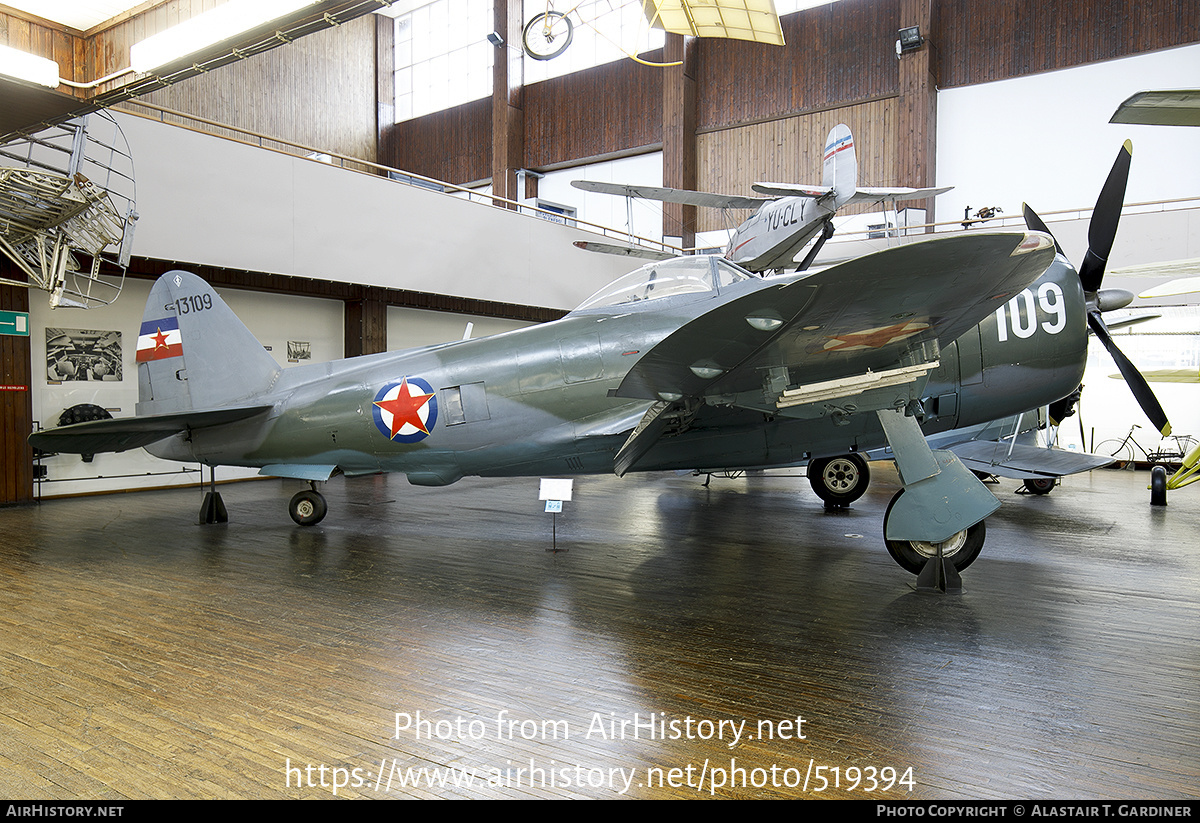 Aircraft Photo of 13109 | Republic P-47D Thunderbolt | Yugoslavia - Air Force | AirHistory.net #519394