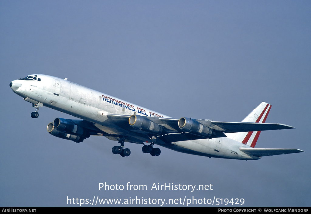 Aircraft Photo of OB-1244 | Douglas DC-8-55F | Aeronaves del Peru | AirHistory.net #519429