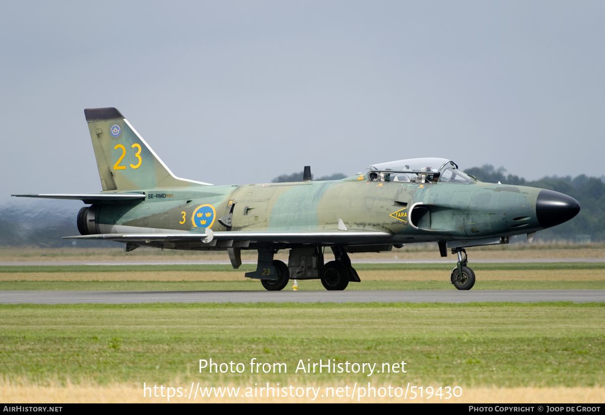 Aircraft Photo of SE-RMD / 32542 | Saab J32B Lansen | Sweden - Air Force | AirHistory.net #519430