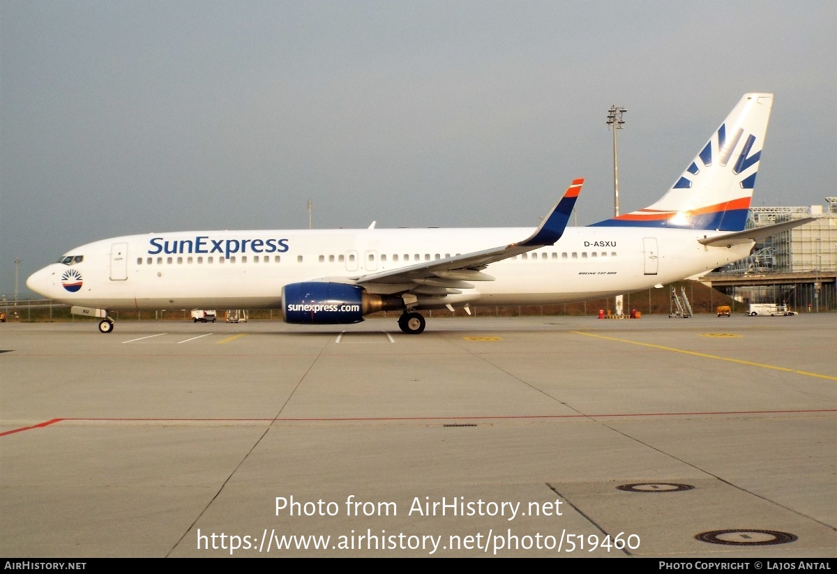 Aircraft Photo of D-ASXU | Boeing 737-8FH | SunExpress | AirHistory.net #519460