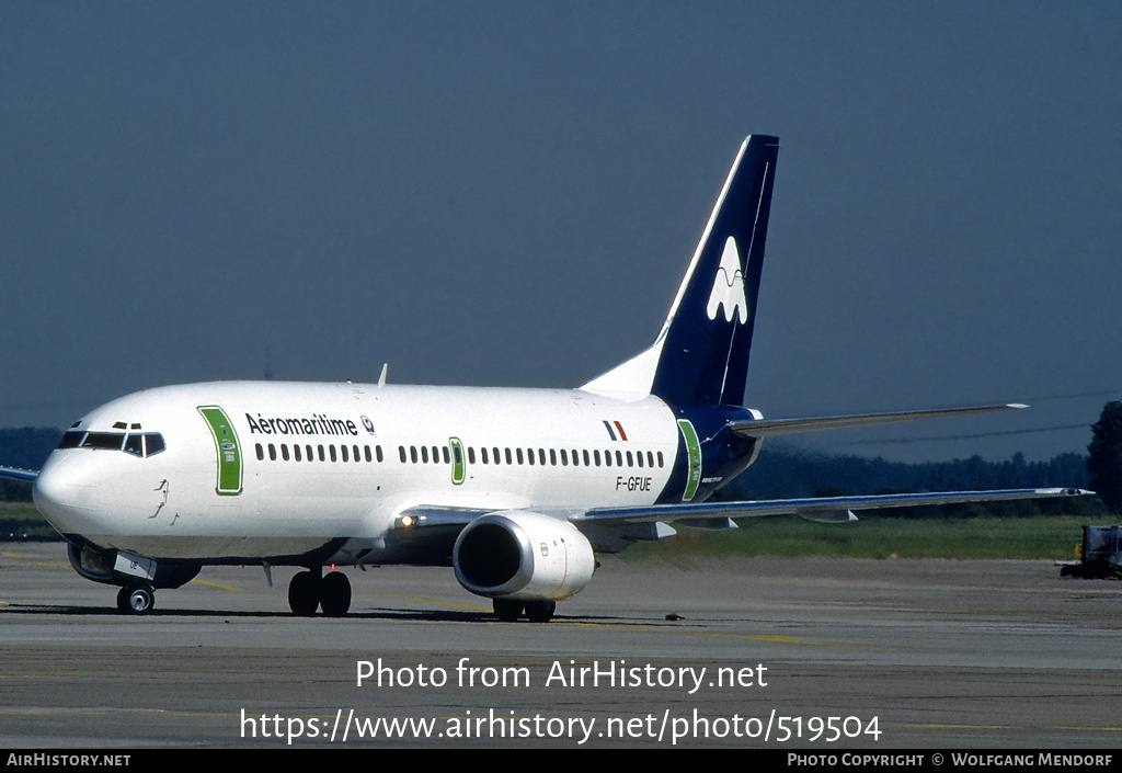 Aircraft Photo of F-GFUE | Boeing 737-3B3 | Aéromaritime | AirHistory.net #519504