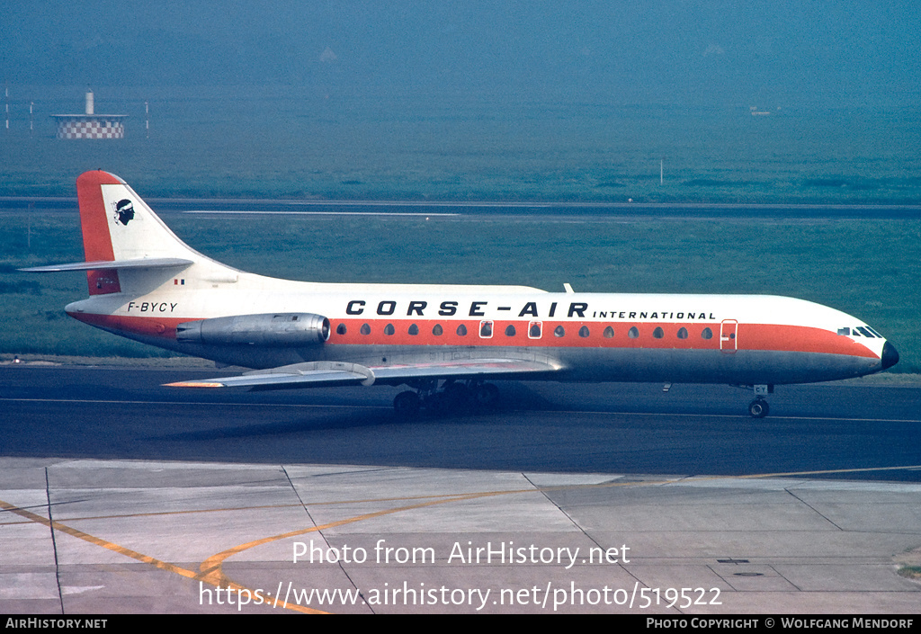 Aircraft Photo of F-BYCY | Sud SE-210 Caravelle VI-N | Corse Air International | AirHistory.net #519522