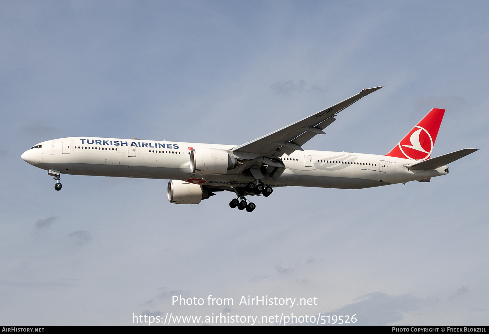 Aircraft Photo of TC-JJP | Boeing 777-3F2/ER | Turkish Airlines | AirHistory.net #519526