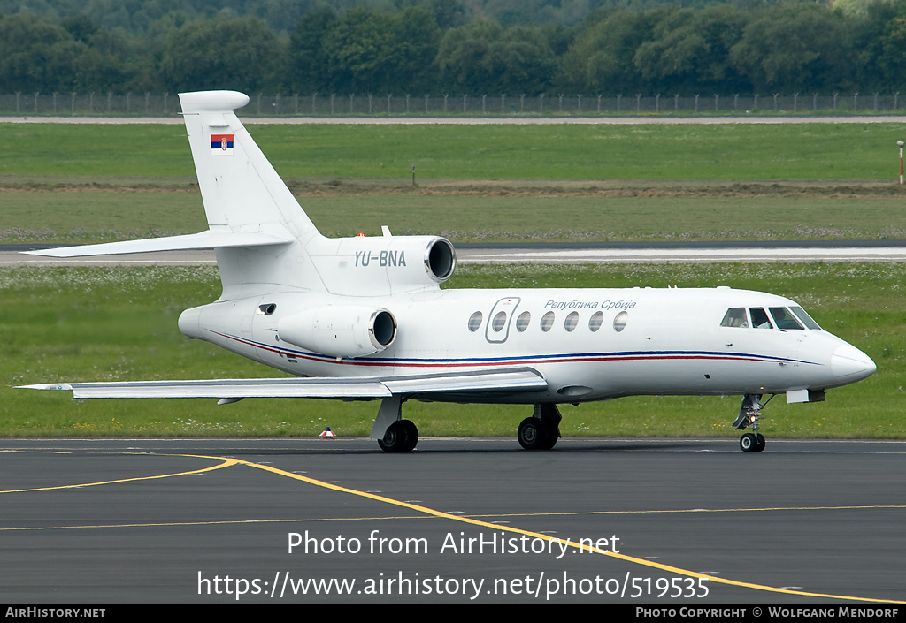 Aircraft Photo of YU-BNA | Dassault Falcon 50 | Republic of Serbia | AirHistory.net #519535