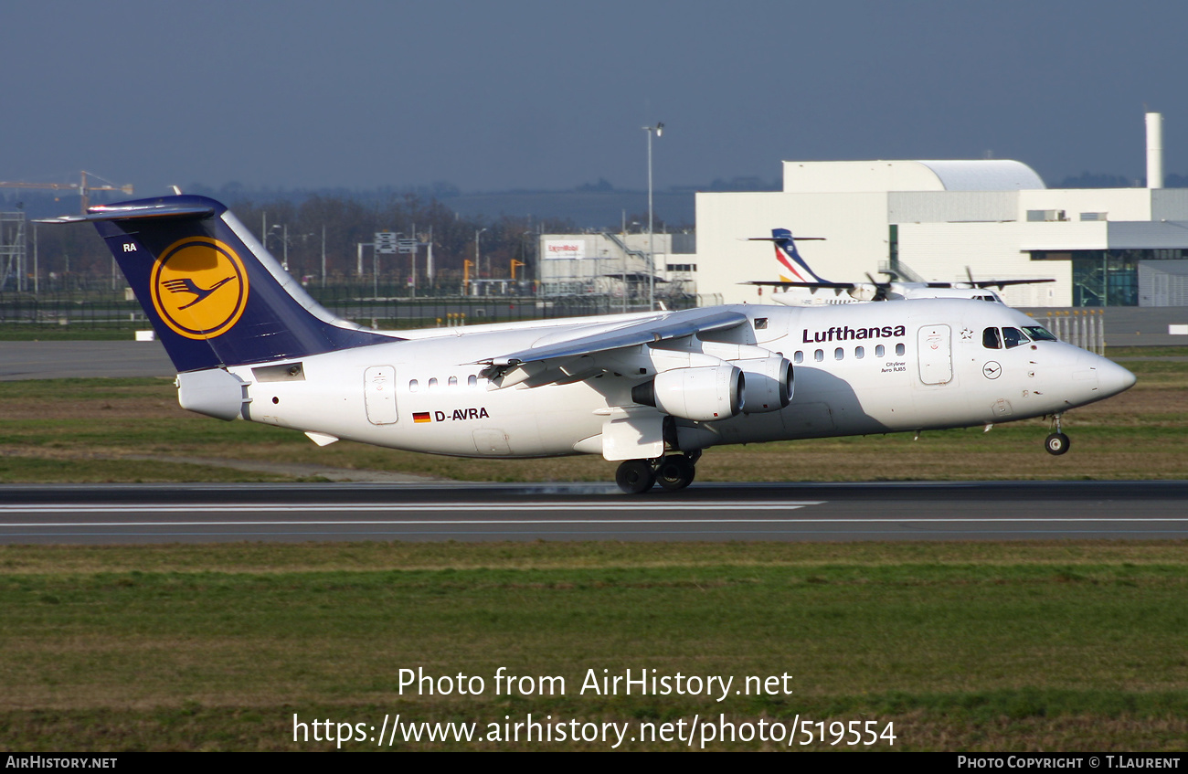 Aircraft Photo of D-AVRA | British Aerospace Avro 146-RJ85 | Lufthansa | AirHistory.net #519554