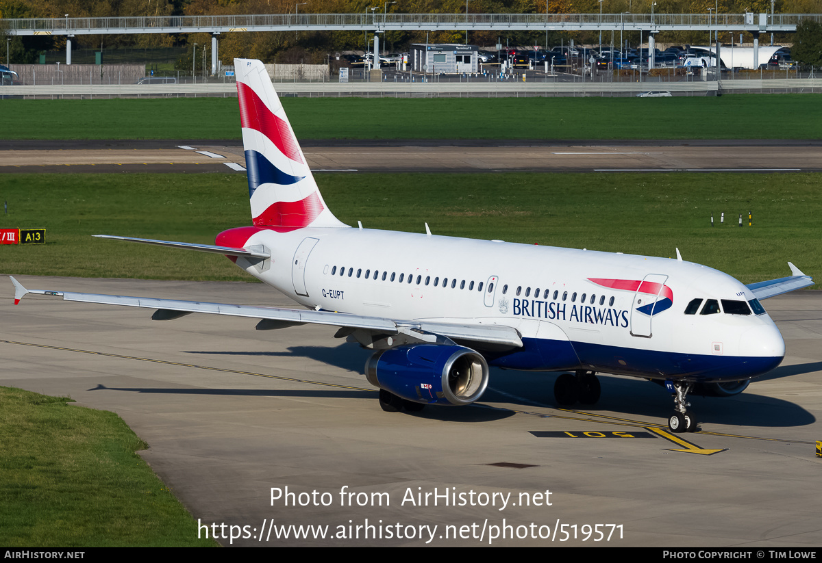 Aircraft Photo of G-EUPT | Airbus A319-131 | British Airways | AirHistory.net #519571