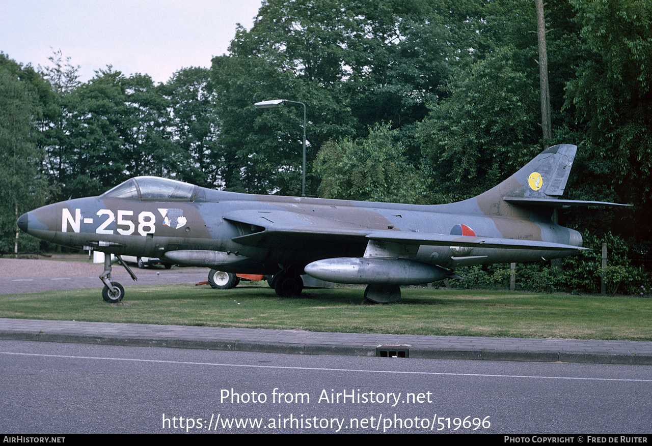 Aircraft Photo of N-258 | Hawker Hunter F6 | Netherlands - Air Force | AirHistory.net #519696