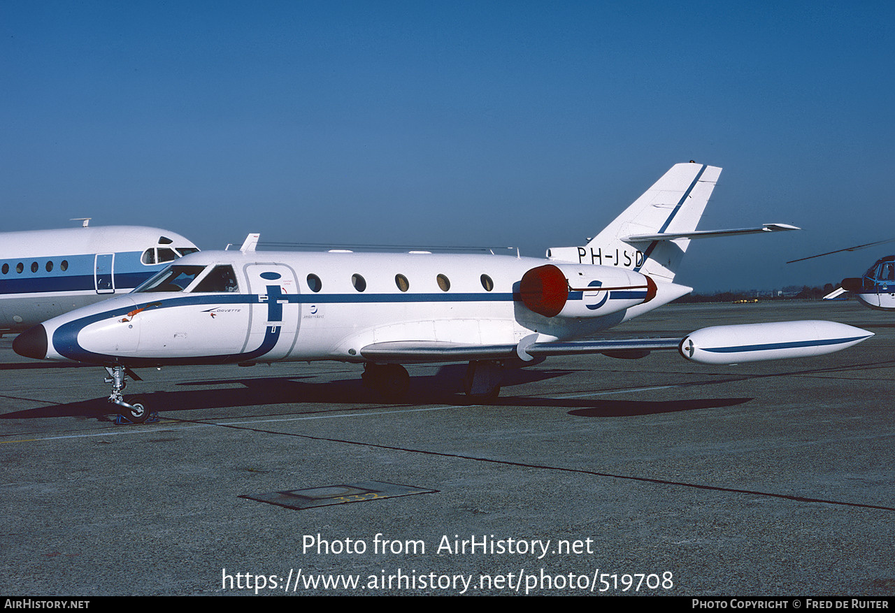 Aircraft Photo of PH-JSD | Aerospatiale SN-601 Corvette 100 | Jetstar Holland | AirHistory.net #519708