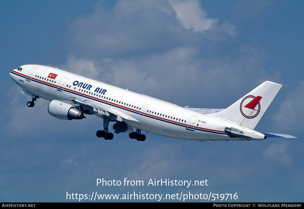 Aircraft Photo of TC-ONK | Airbus A300B4-103 | Onur Air | AirHistory.net #519716