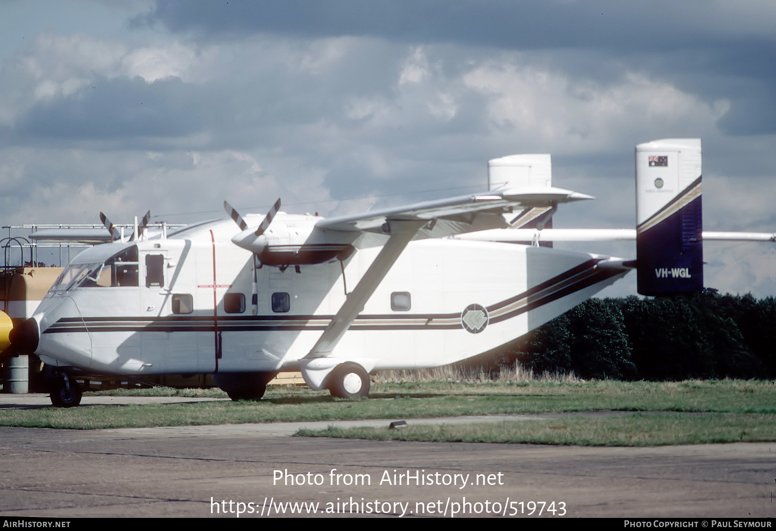 Aircraft Photo of VH-WGL | Short SC.7 Skyvan 3M-400 | World Geoscience Corporation - WGC | AirHistory.net #519743