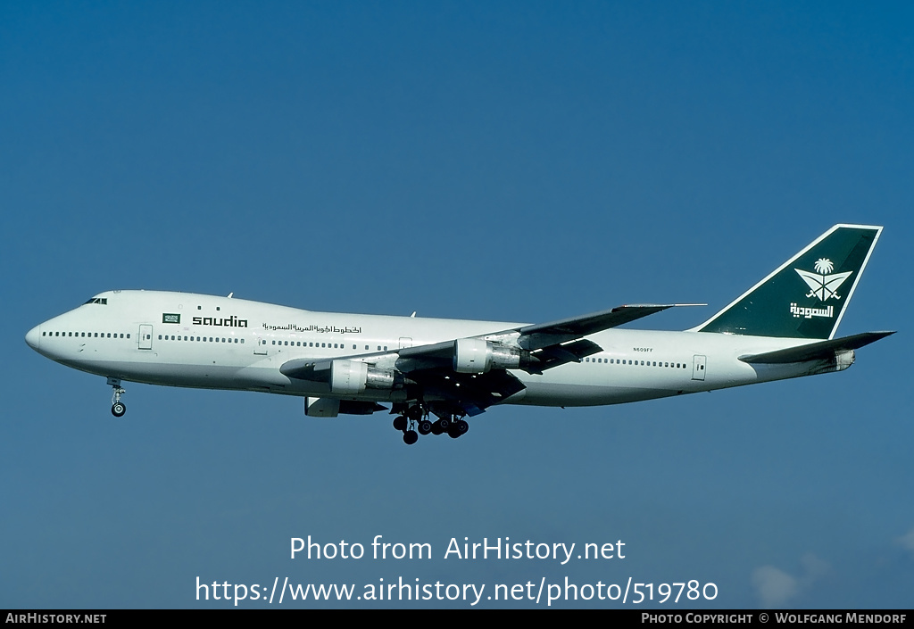 Aircraft Photo of N609FF | Boeing 747-121 | Saudia - Saudi Arabian Airlines | AirHistory.net #519780