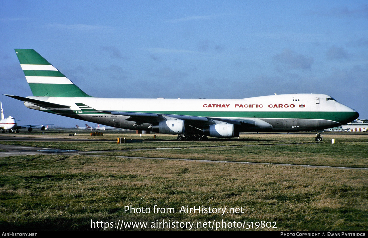 Aircraft Photo of B-HUH | Boeing 747-467F/SCD | Cathay Pacific Airways Cargo | AirHistory.net #519802