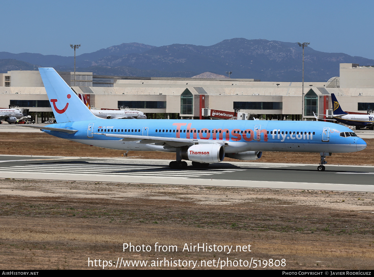 Aircraft Photo of G-BYAT | Boeing 757-204 | Thomsonfly | AirHistory.net #519808