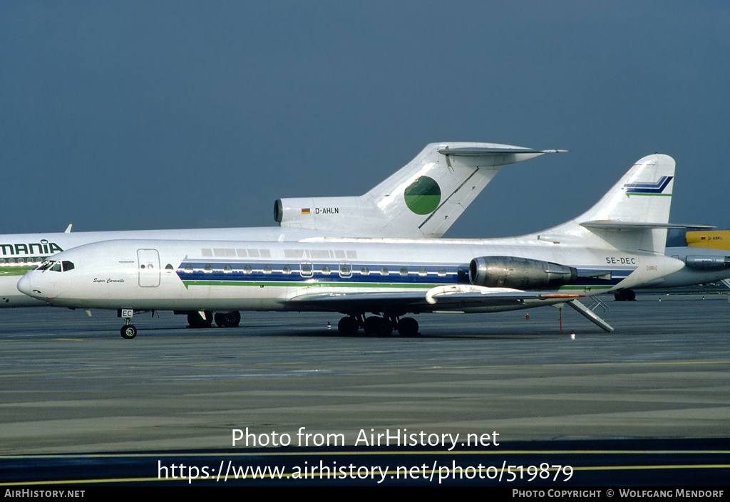 Aircraft Photo of SE-DEC | Sud SE-210 Caravelle 10B1R | Bergen Aviation | AirHistory.net #519879