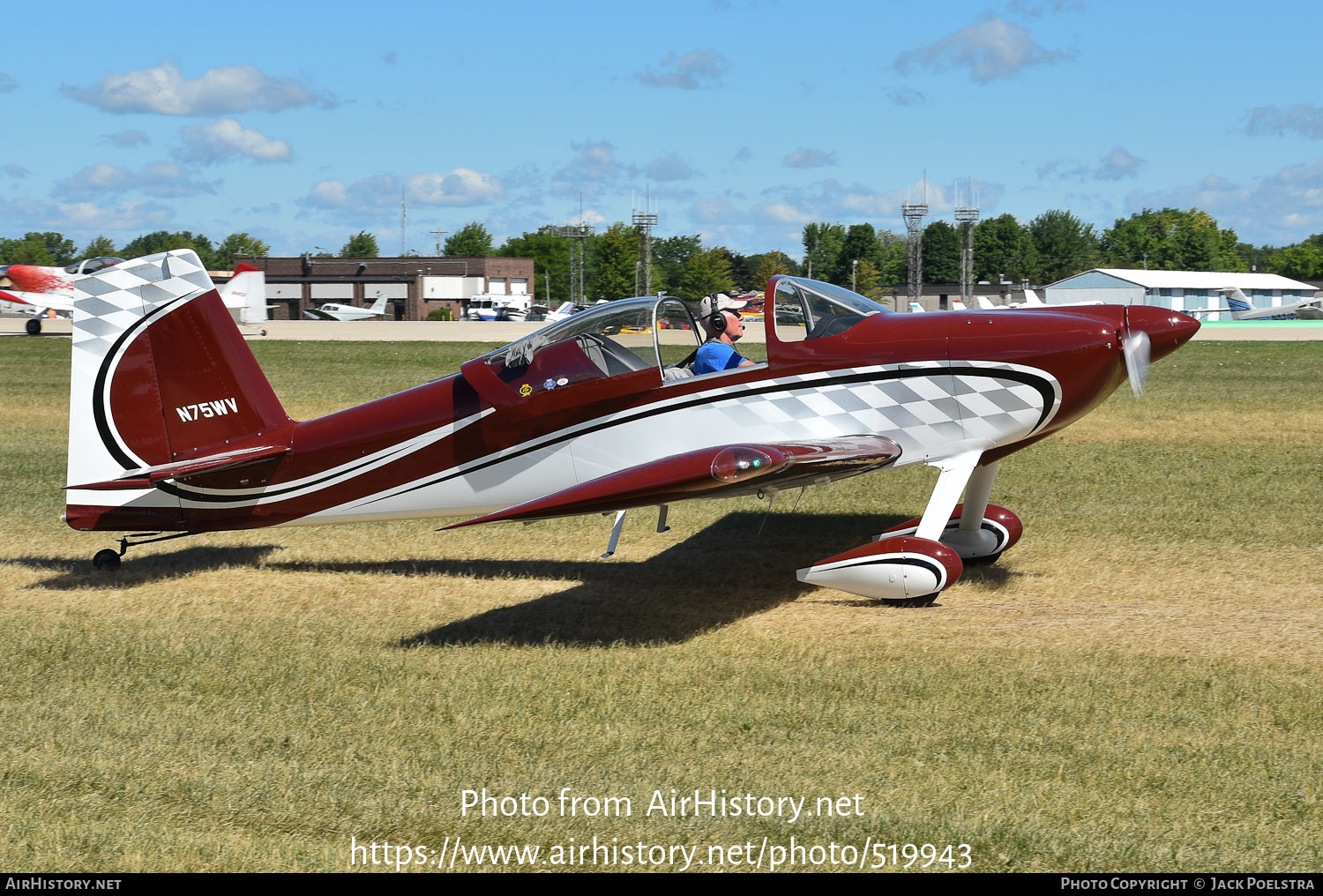 Aircraft Photo of N75WV | Van's RV-7 | AirHistory.net #519943