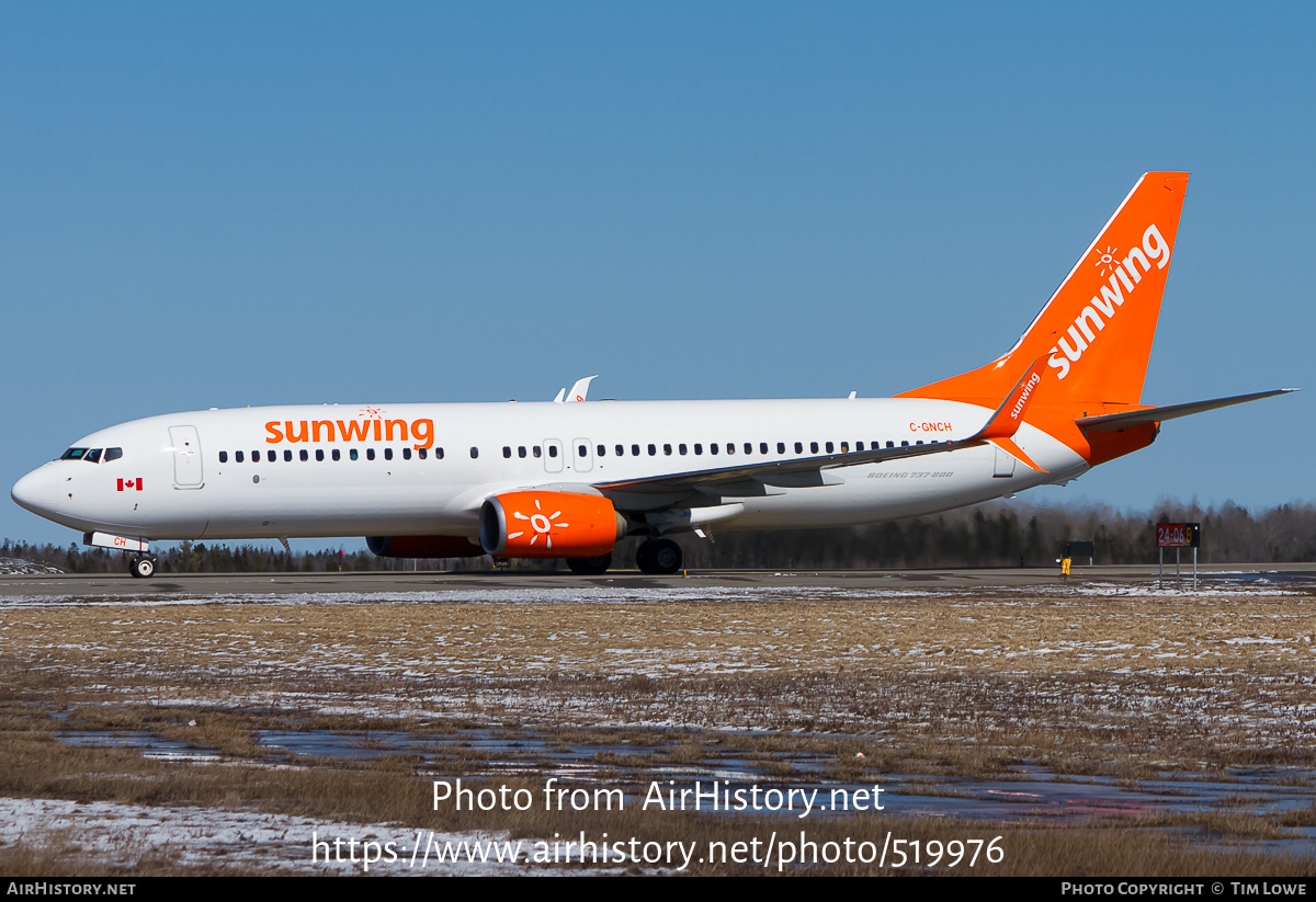 Aircraft Photo of C-GNCH | Boeing 737-81D | Sunwing Airlines | AirHistory.net #519976