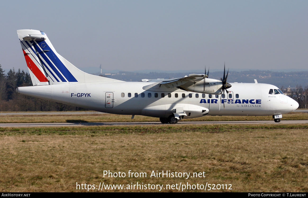 Aircraft Photo of F-GPYK | ATR ATR-42-500 | Air France | AirHistory.net #520112