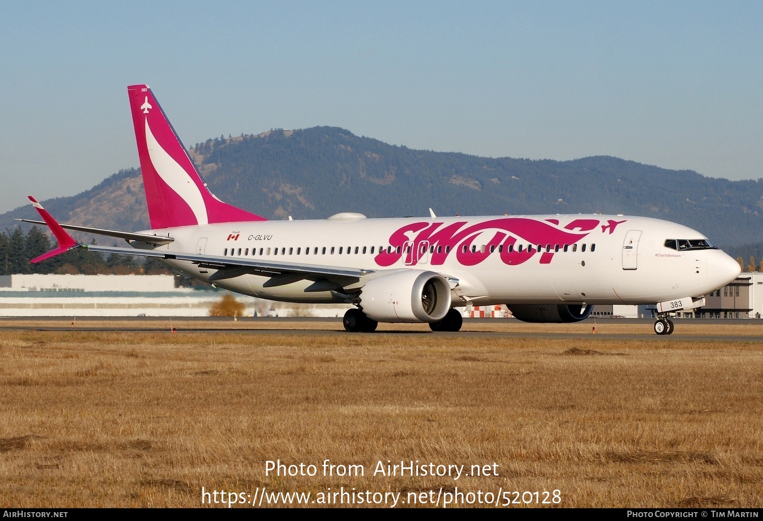 Aircraft Photo of C-GLVU | Boeing 737-8 Max 8 | Swoop | AirHistory.net #520128