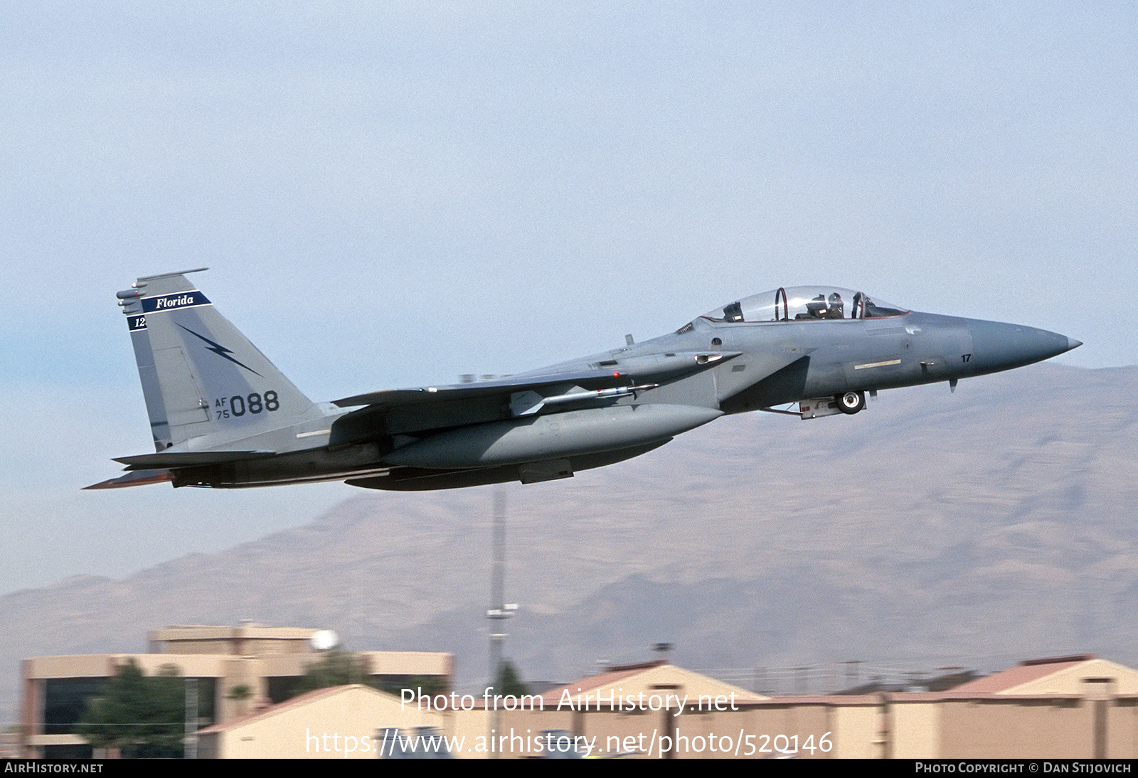 Aircraft Photo of 75-0088 / AF75-088 | McDonnell Douglas F-15B | USA - Air Force | AirHistory.net #520146