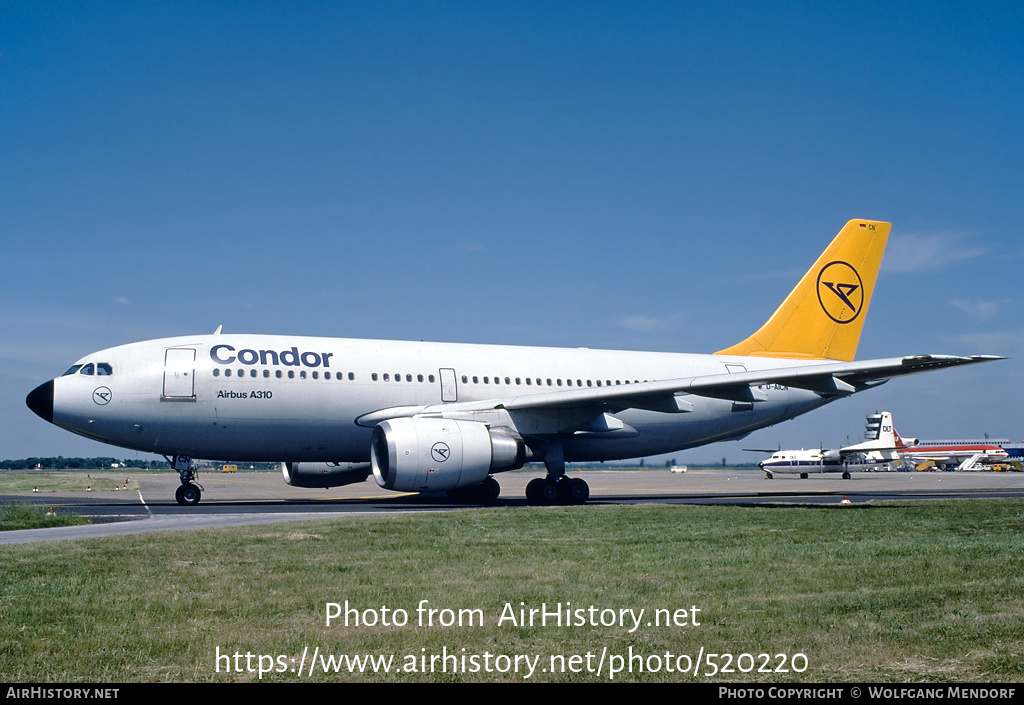 Aircraft Photo of D-AICN | Airbus A310-203 | Condor Flugdienst | AirHistory.net #520220