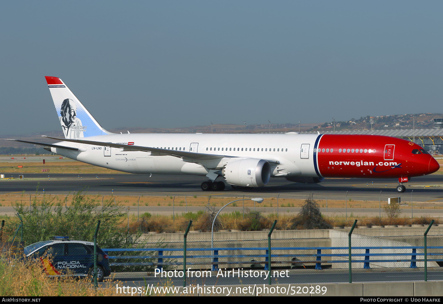 Aircraft Photo of LN-LNO | Boeing 787-9 Dreamliner | Norwegian | AirHistory.net #520289