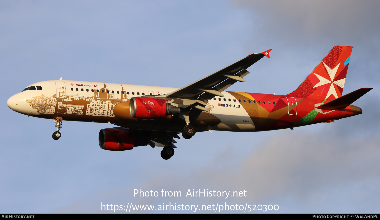 Aircraft Photo of 9H-AEO | Airbus A320-214 | Malta MedAir | AirHistory.net #520300