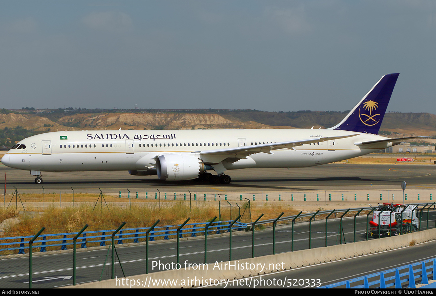 Aircraft Photo of HZ-AR23 | Boeing 787-9 Dreamliner | Saudia - Saudi Arabian Airlines | AirHistory.net #520333