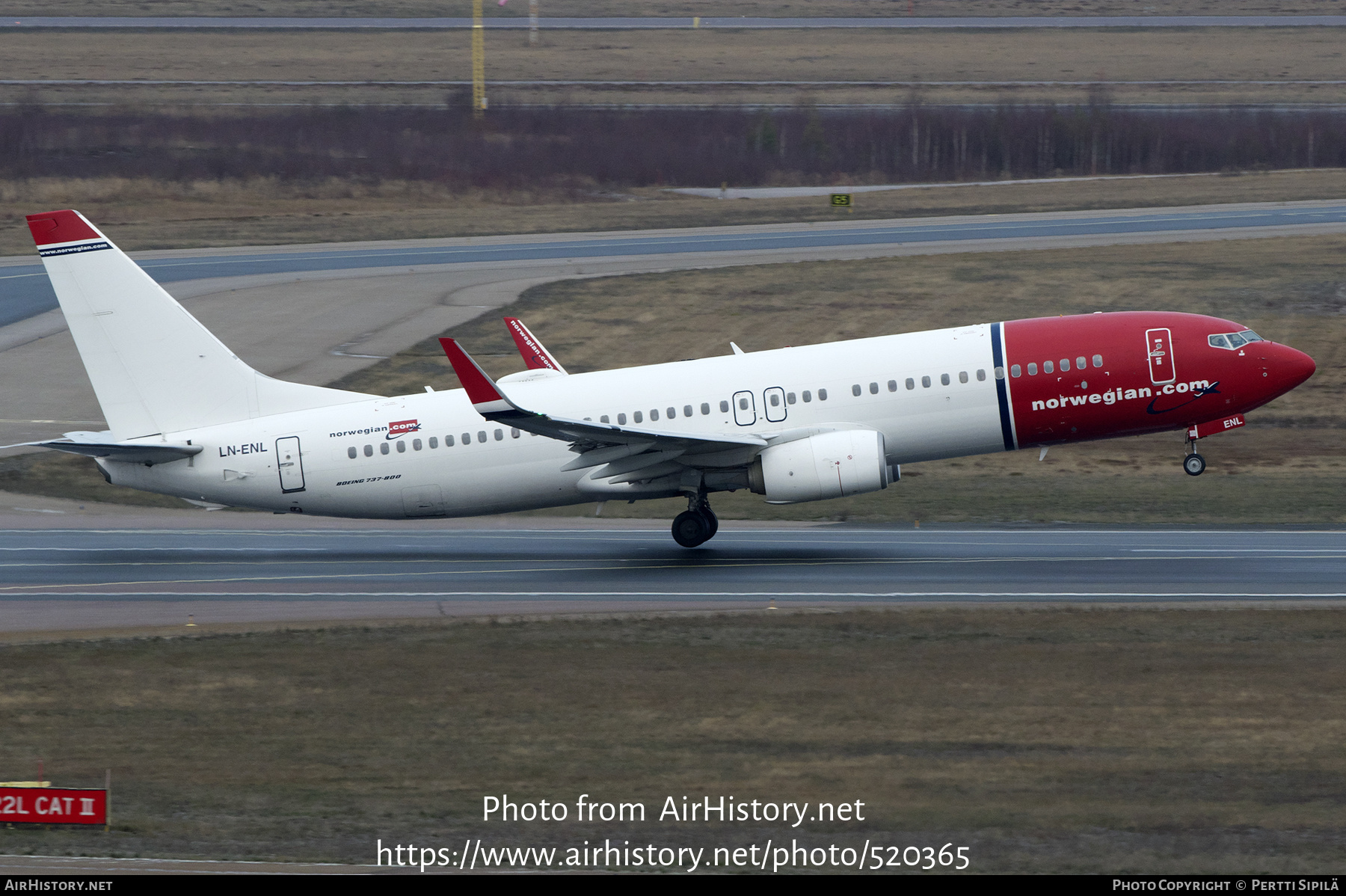 Aircraft Photo of LN-ENL | Boeing 737-8JP | Norwegian | AirHistory.net #520365