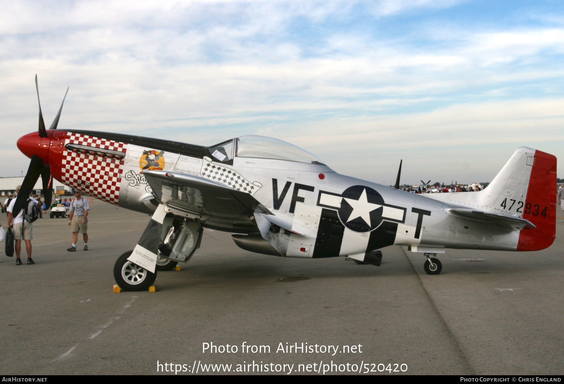 Aircraft Photo of N51VF / NL51VF / 472934 | North American P-51D Mustang | USA - Air Force | AirHistory.net #520420