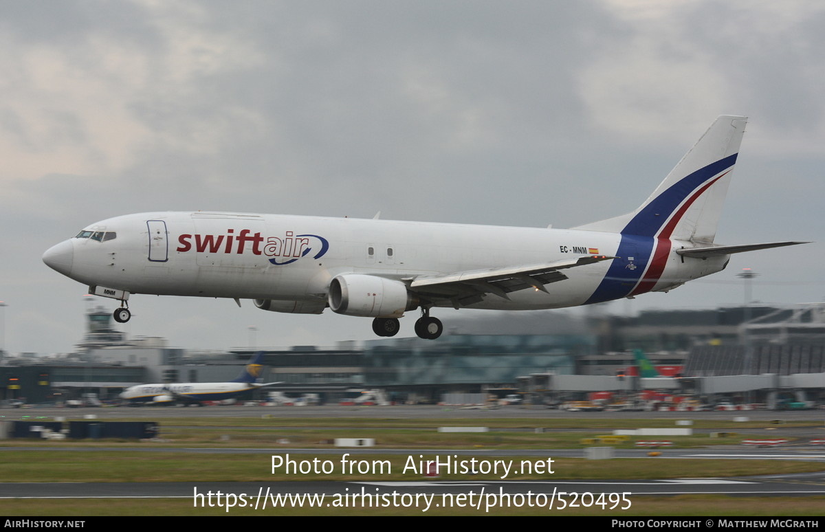 Aircraft Photo of EC-MNM | Boeing 737-4Y0(SF) | Swiftair | AirHistory.net #520495