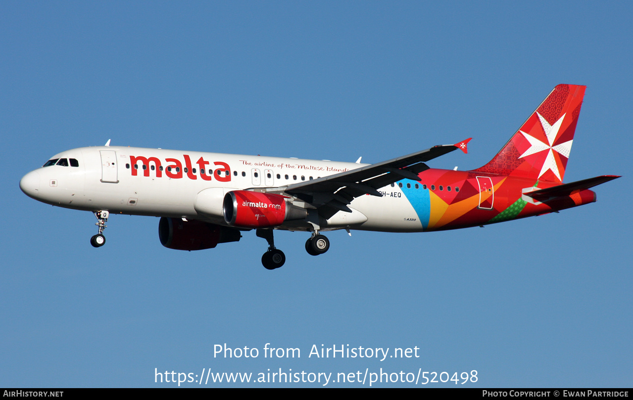 Aircraft Photo of 9H-AEQ | Airbus A320-214 | Air Malta | AirHistory.net #520498