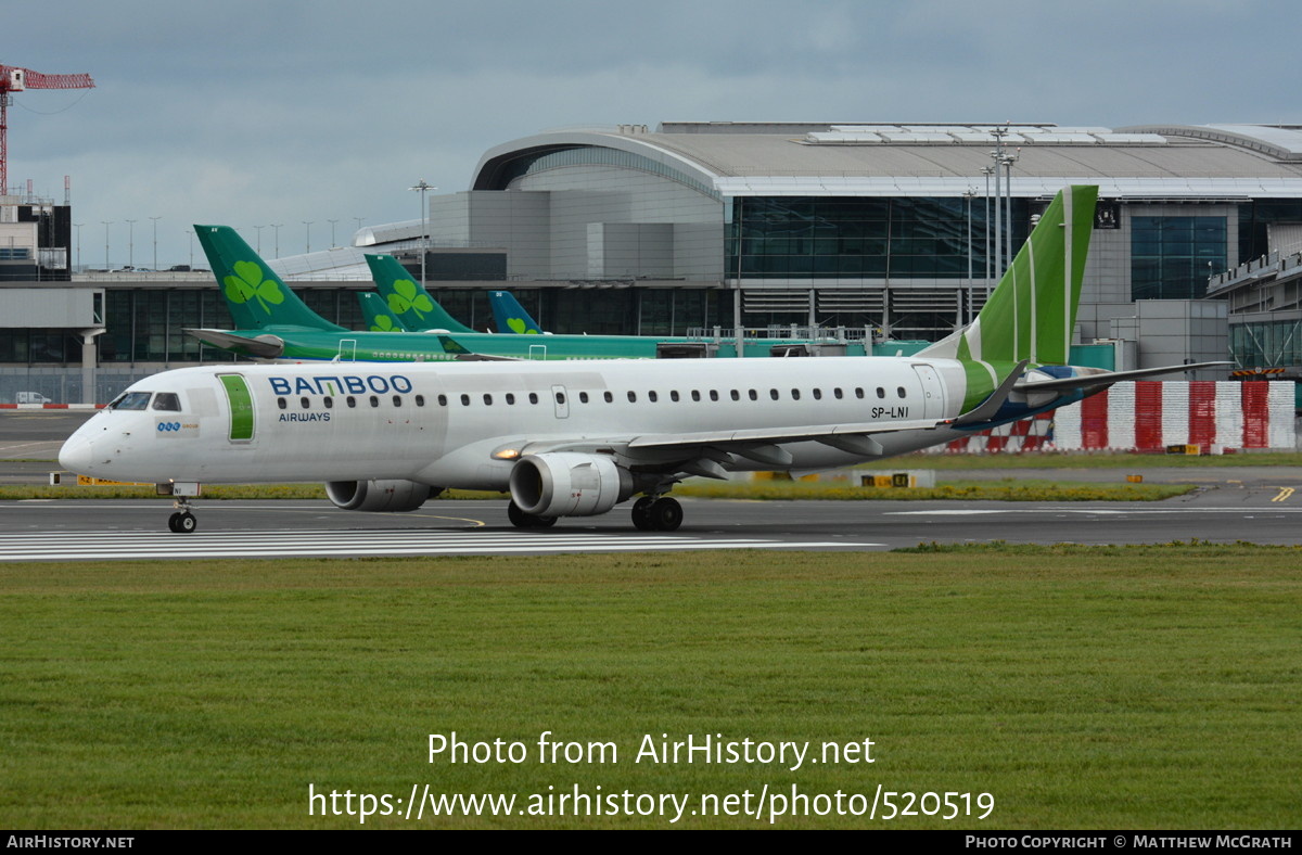 Aircraft Photo of SP-LNI | Embraer 195LR (ERJ-190-200LR) | Bamboo Airways | AirHistory.net #520519