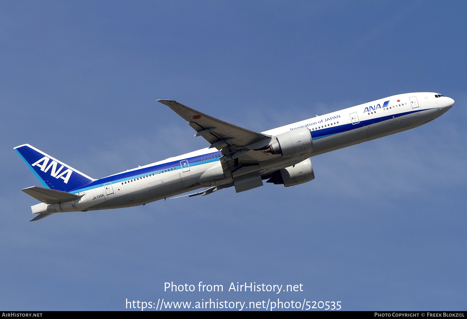 Aircraft Photo of JA735A | Boeing 777-381/ER | All Nippon Airways - ANA | AirHistory.net #520535