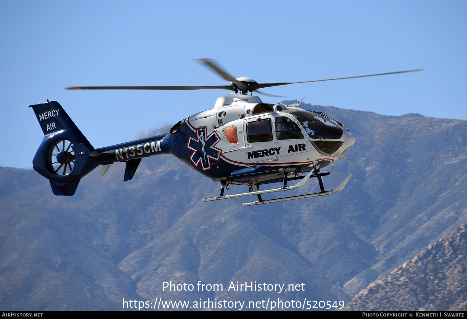 Aircraft Photo of N135CM | Eurocopter EC-135P-2+ | Mercy Air | AirHistory.net #520549