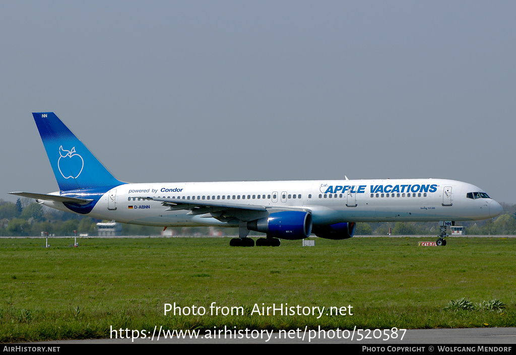 Aircraft Photo of D-ABNN | Boeing 757-230 | Apple Vacations | AirHistory.net #520587