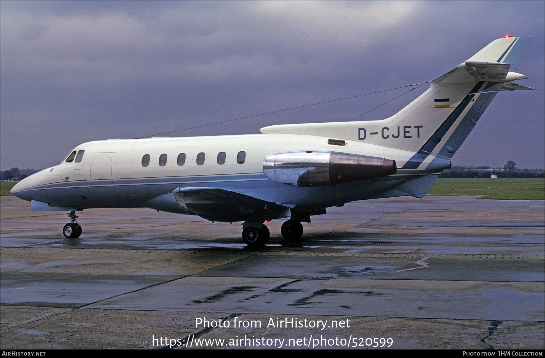 Aircraft Photo of D-CJET | Hawker Siddeley HS-125-F600B | AirHistory.net #520599