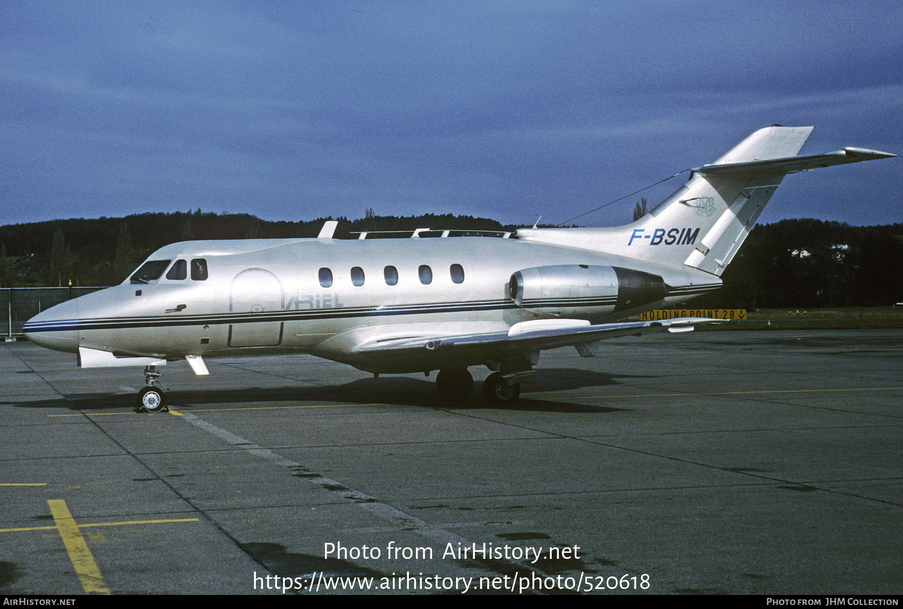 Aircraft Photo of F-BSIM | Hawker Siddeley HS-125-3B | Groupe Ariel | AirHistory.net #520618