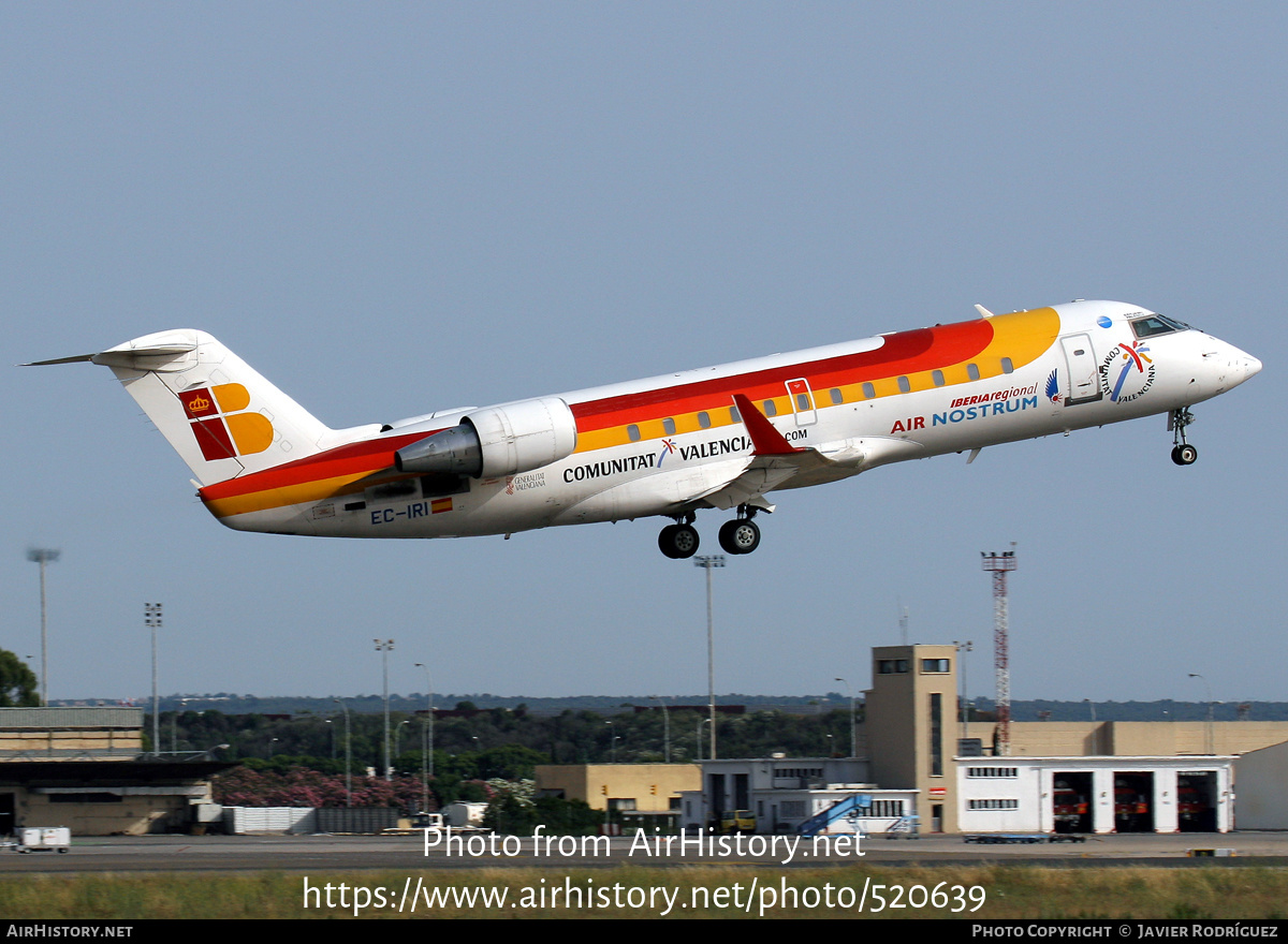 Aircraft Photo of EC-IRI | Bombardier CRJ-200ER (CL-600-2B19) | Iberia Regional | AirHistory.net #520639