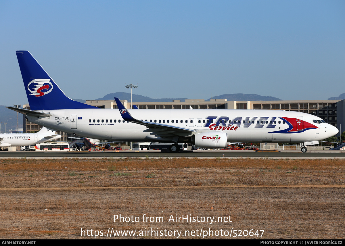 Aircraft Photo of OK-TSE | Boeing 737-81D | Travel Service | AirHistory.net #520647