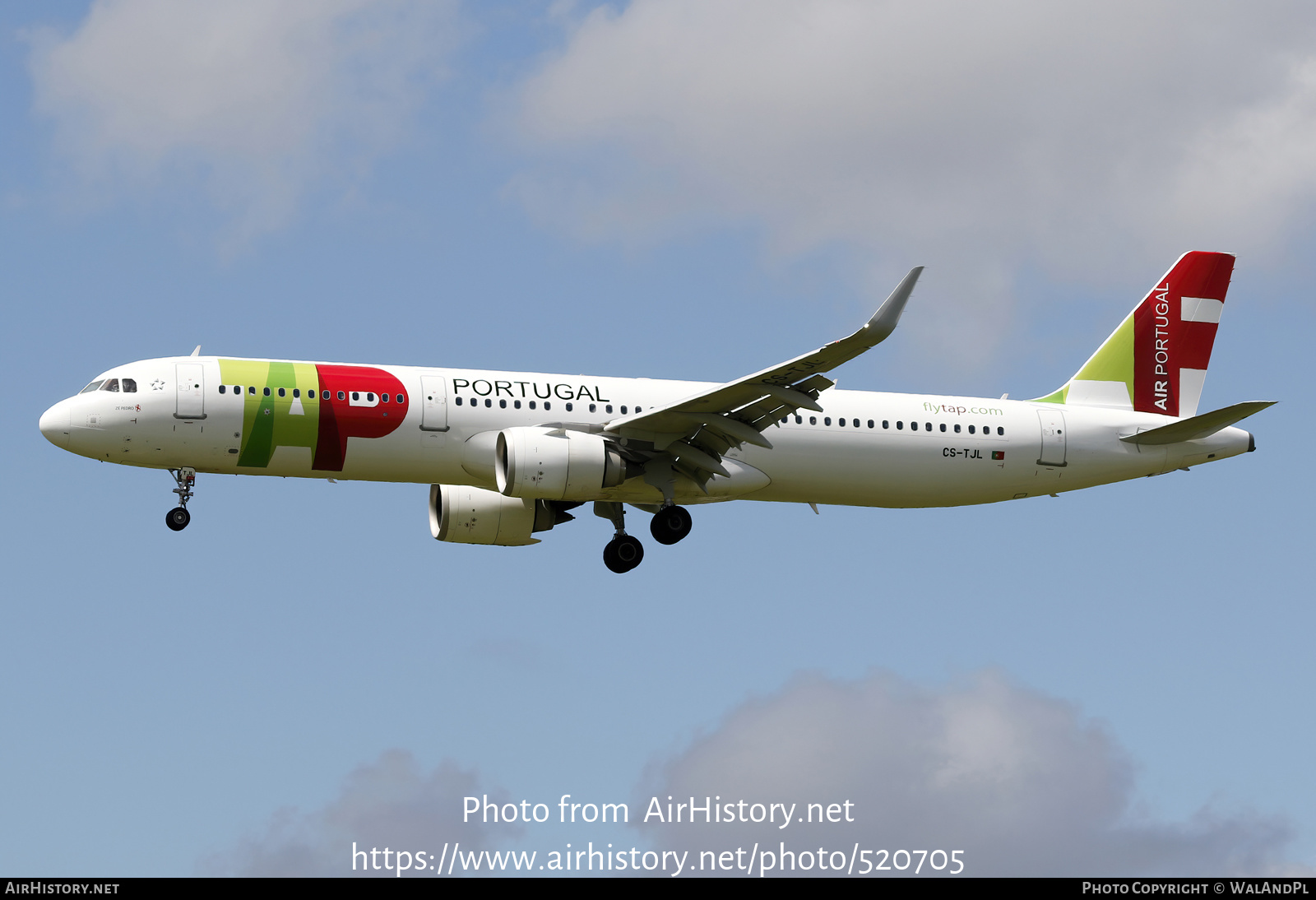 Aircraft Photo of CS-TJL | Airbus A321-251N | TAP Air Portugal | AirHistory.net #520705